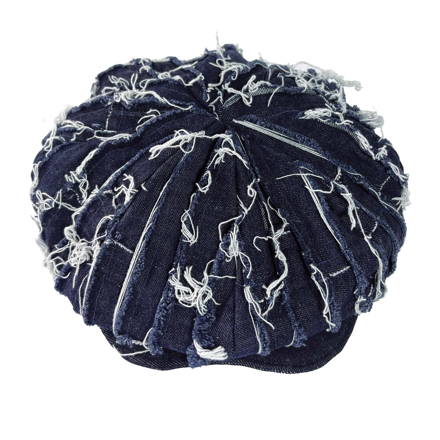 Bakerboy Hat Dark Blue Denim Strips