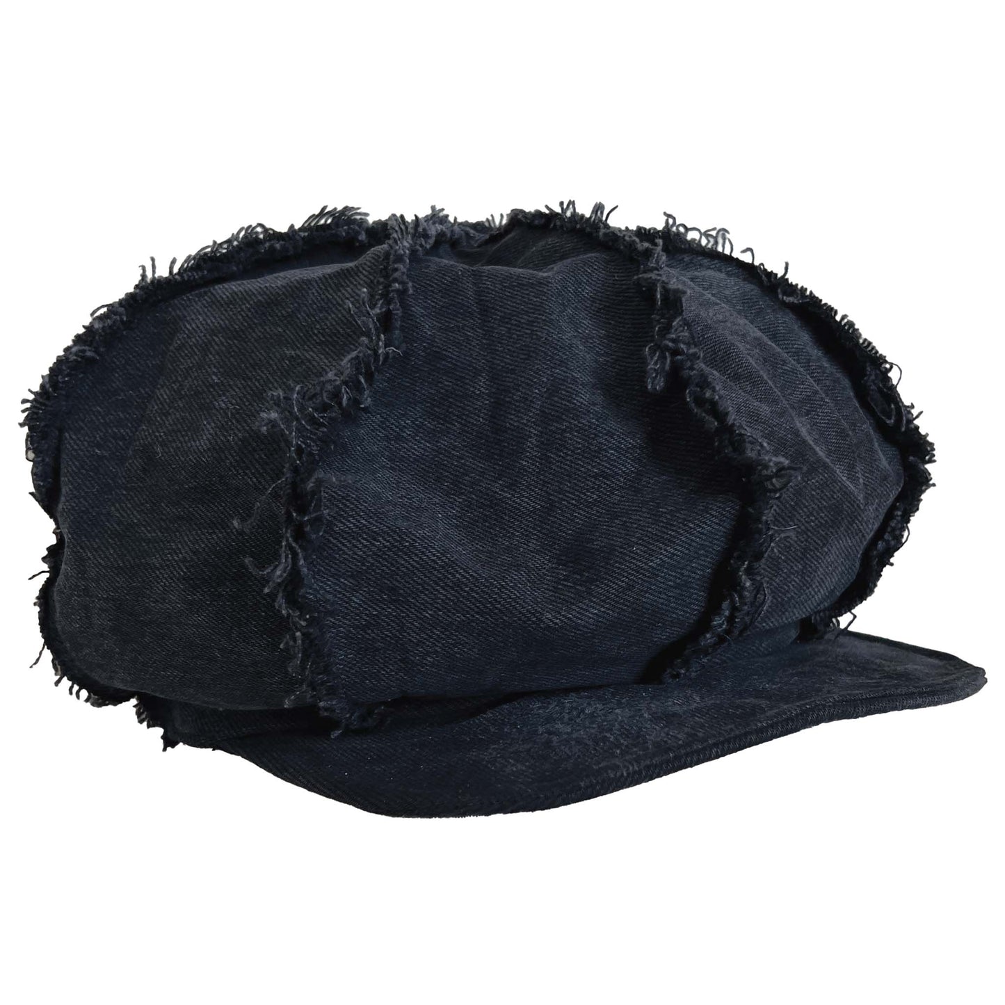 Casket Hat Black Denim