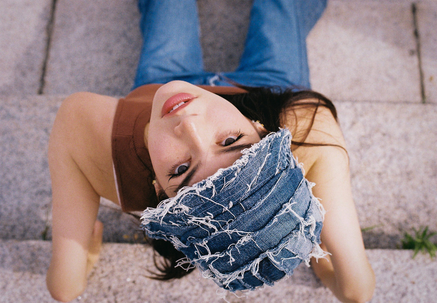 Denim Bucket Hat Mid Blue